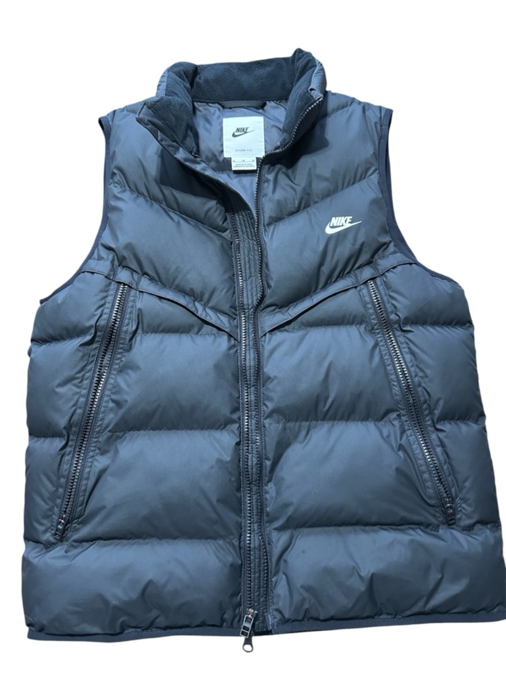 Nike Men’s BLACK Quilted Puffer Vest